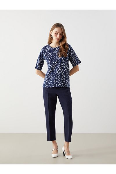 LC Waikiki Crew Neck Patterned Women's T-Shirt