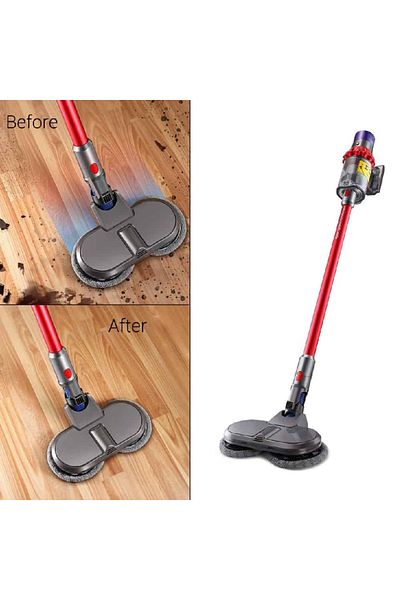 PAA-home Set spalare si aspirare cap electric compatibil Dyson V7 V8 V10 V11 V15 cu 6 lavete si rezervor apa
