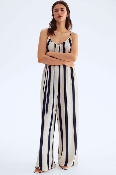 H&M Tie-belt jumpsuit