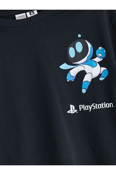 LC Waikiki Crew Neck Playstation Printed Boys' T-Shirt