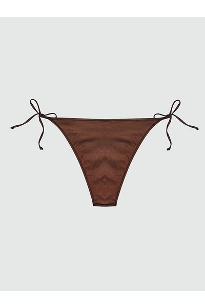 LC Waikiki Brasilianischer glänzender Damen-Bikini-Bottom