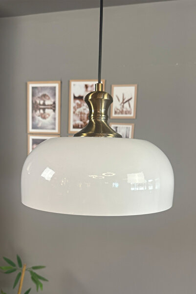 Bamyum Beyaz Rocha Metal Avize Eskitme Tokmak Başlık Salon Masaüstü Mutfak Te...