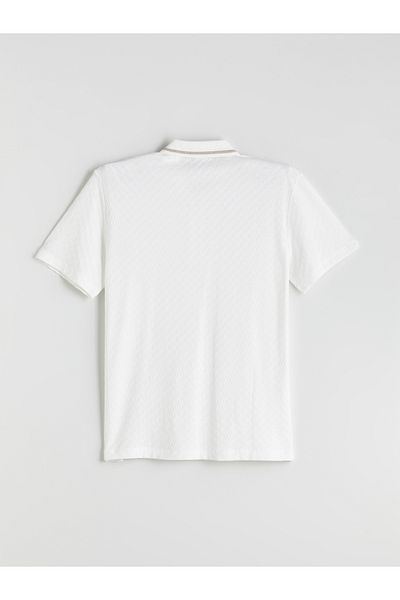 LC Waikiki Ανδρικό μπλουζάκι με υφή Polo Neck