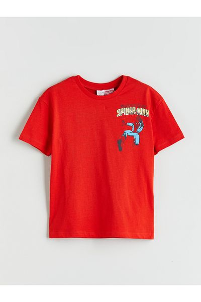 LC Waikiki Crew Neck Spider-Man Licensed Boys' T-Shirt