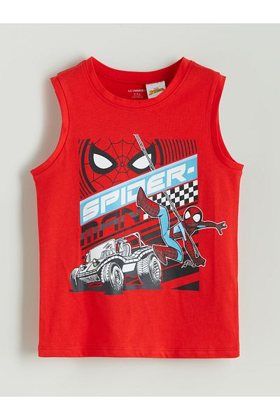 LC Waikiki Crew Neck Spider-Man Licensed Boys' Undershirt