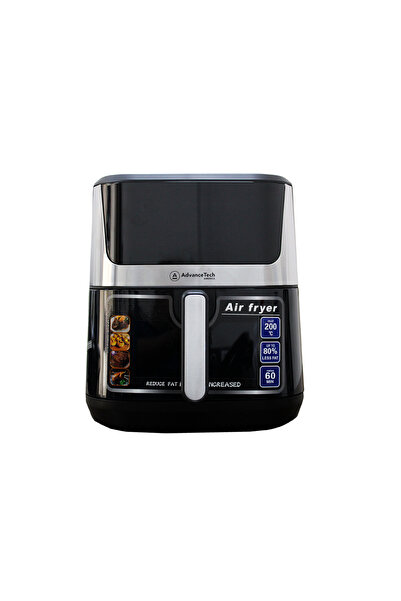 AdvanceTech America مقلاة هوائية سعة 8.2 لتر، تحكم باللمس، 8 قوائم، نافذة مرا...