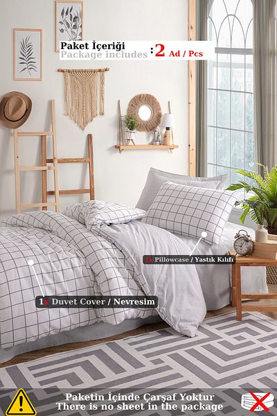 Eponj Home Junior Duvet Cover Set Single Artus Gray