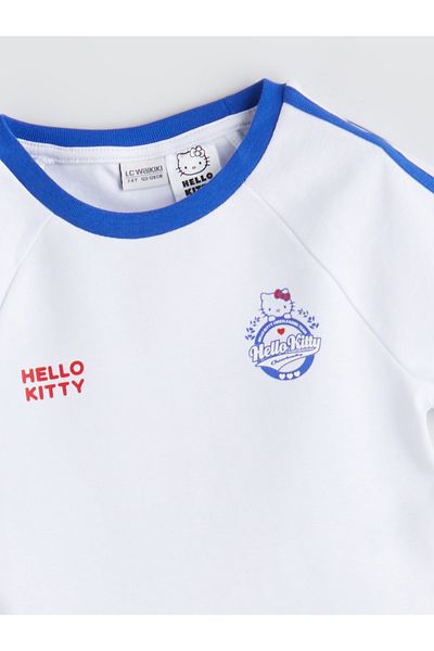 LC Waikiki Κοριτσίστικο μπλουζάκι με στάμπα Hello Kitty Crew Neck