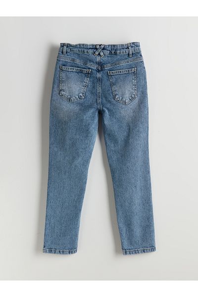 LC Waikiki Pantaloni de jeans pentru fete cu talie elastică reglabilă