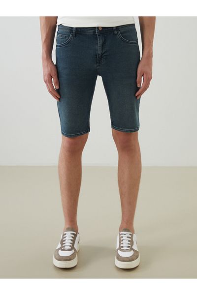 LC Waikiki Men's Super Skinny Fit Jeans Shorts