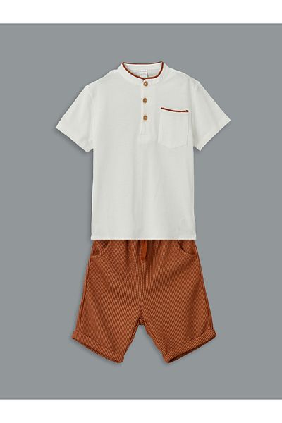 LC Waikiki Pike Boy's T-Shirt and Pants 2-Piece