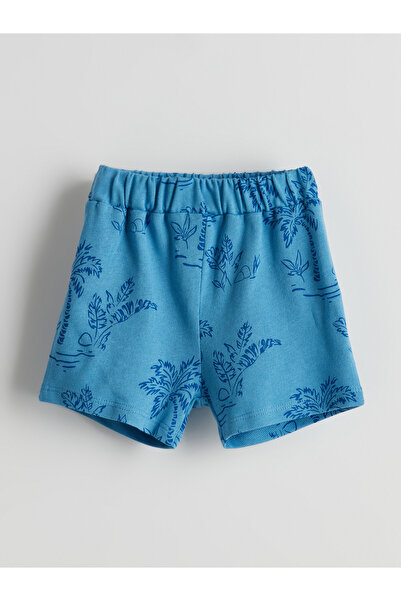 LC Waikiki Bedrucktes Jungenoberteil und Shorts 2er-Pack
