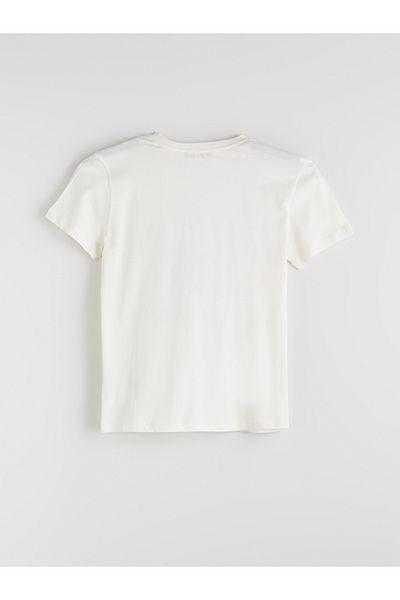 LC Waikiki Tricou pentru damă cu decolteu rotund cu imprimeu New York
