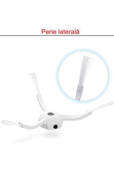 PAA-home Set 3 perii compatibile Roborock S6, S6Pure, S6 Max E4 S4, S5 Max, S5, E35, E2, S50, S51 S55 E20 E25