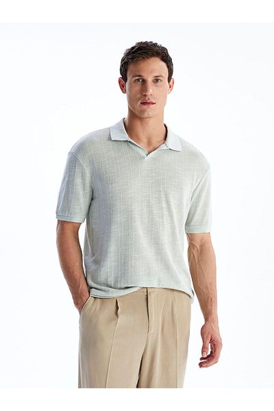 LC Waikiki Green Polo Neck Men's T-Shirt