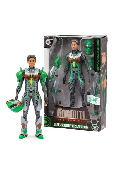 Gormiti 27 cm Figure and Armor - Glen (Soil) Grv03100