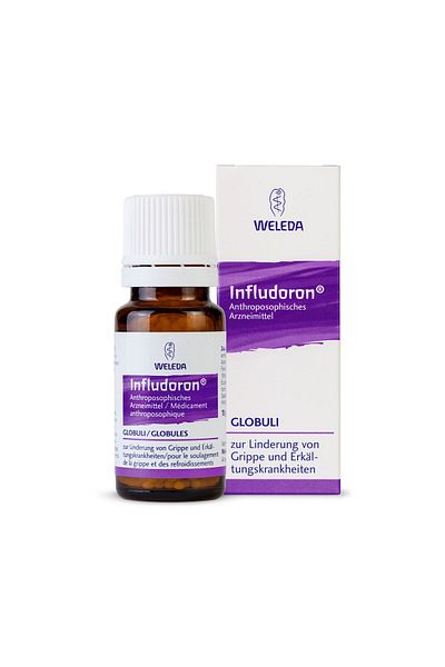 Weleda Granule homeopate, Weleda, Infludoron, împotriva răcelii și gripei, ingrediente, 10gr