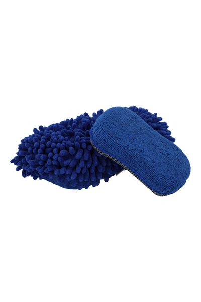AUTOSMART 2-Piece Microfiber Washing Sponge for Powerful Scrubbing