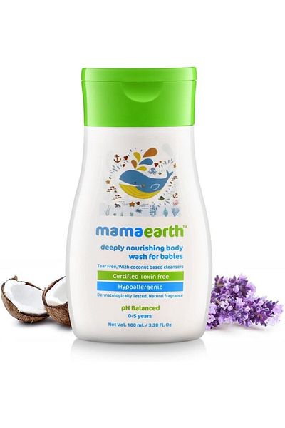 Mamaearth غسول الجسم المغذي بعمق للأطفال من ماما إيرث (200 مل)