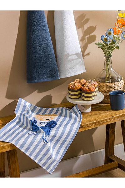 LC Waikiki Mixed Bear Teddy Printed Drying Cloth 3-Piece 40X50 cm