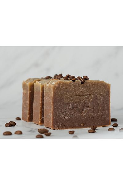 BeOne Cosmetics Coffee Waterfall - Handmade, 100% natural, exfoliating, coffee aroma soap