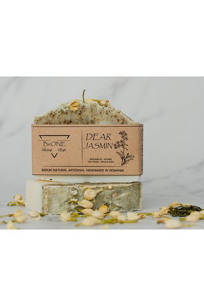 BeOne Cosmetics Dear Jasmine - Sapun artisanal handmade, 100% natural, iasomi and bergamot aroma