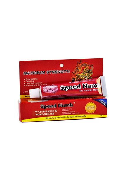 Speed Numb Cremă anestezică, Speed ​​Numb, pentru tatuaje, cosmetică, lidocaină 6%, 30gr
