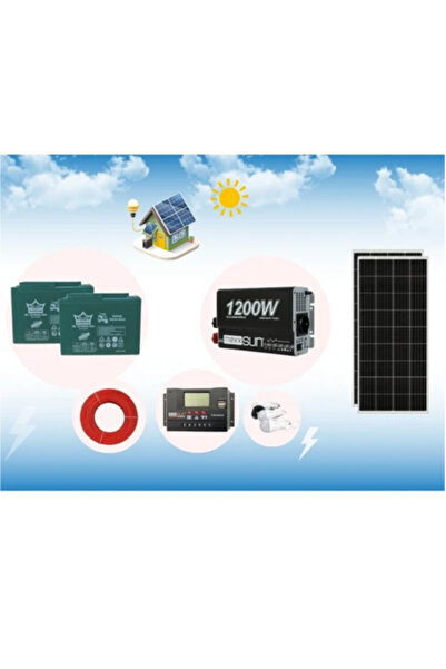 TNL Karavanlar Için Mini Buzdolabı, LED Tv, Aydınlatma Çalıştıran Güneş Enerj...