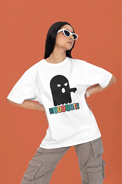 ArtYus Unisex Bărbați/Femei Boo Ghost cu imprimeu Colorat cu imprimeu supradi...