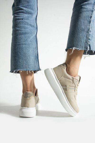 pasyone Pantofi casual de damă bej