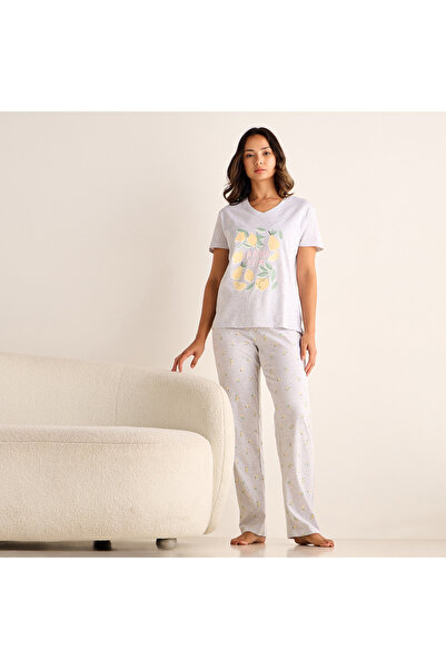 FAV Lemon Print Pyjama Set