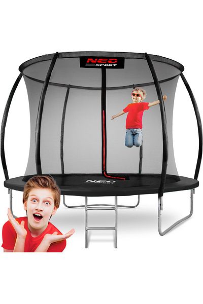 shumee Trambulina de grădină profilată 312 cm cu plasă interioară Neo-Sport