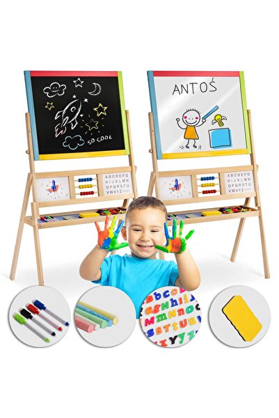 shumee Ceas rotativ cu tablă magnetică mare Ricokids - Multicolor