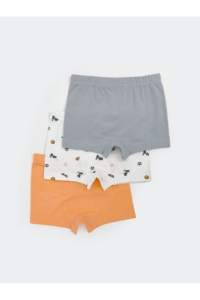 LC Waikiki New Season Printed Boy's Boxer 3-Piece - S5O423Z1