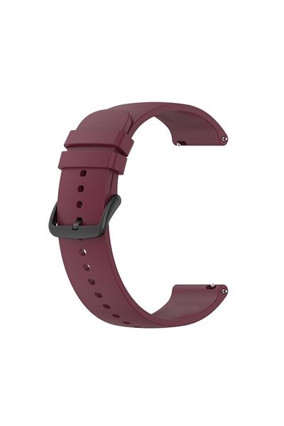 SKYDDAR INNOVATION Curea din silicon pentru Samsung Galaxy Watch 4/5/Active 2, Huawei Watch GT 3 /GT 3 Pro, W006 - Cherry
