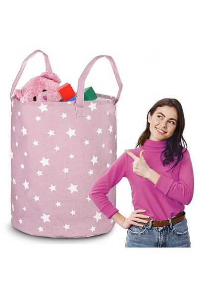 shumee Nukido toy basket - Pink