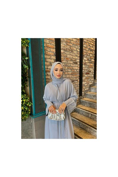 MOD-EXX Diamond Shawl with Cyan Stone Detail