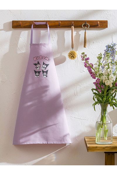 LC Waikiki Lilac Kuromi Printed Children's Kitchen Apron
