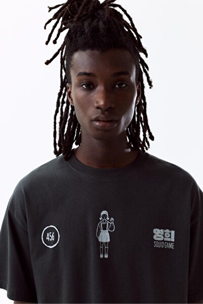 Pull & Bear Squid Game bebek tişörtü