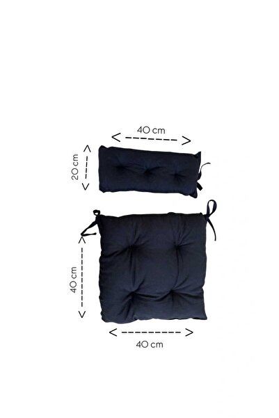 özkan ahşap Pofidik Bağcıklı Sandalye Minderi Ve Sırt Bölümü