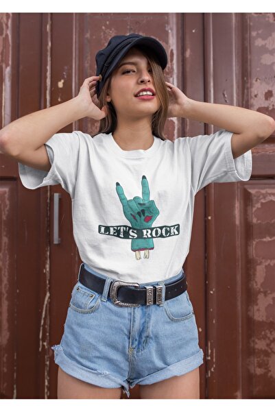 ArtYus Unisex Bărbați/Femei Let's Rock cu imprimeu Colorat cu imprimeu suprad...