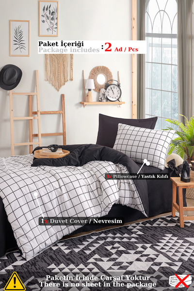 Eponj Home Junior Duvet Cover Set Single Artus Black
