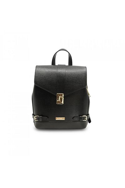 BESSO Icona Quotidiana genuine leather backpack Black