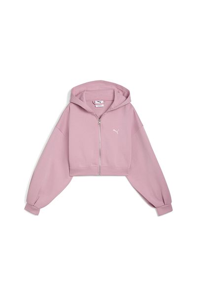 Puma Γκαρνταρόμπα Essentials Sports Legacy Κοντή Φούτερ με Φερμουάρ σε Πλήρες Χρώμα Γυναικείο