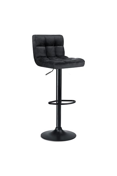 shumee Bar stool with backrest Monro black