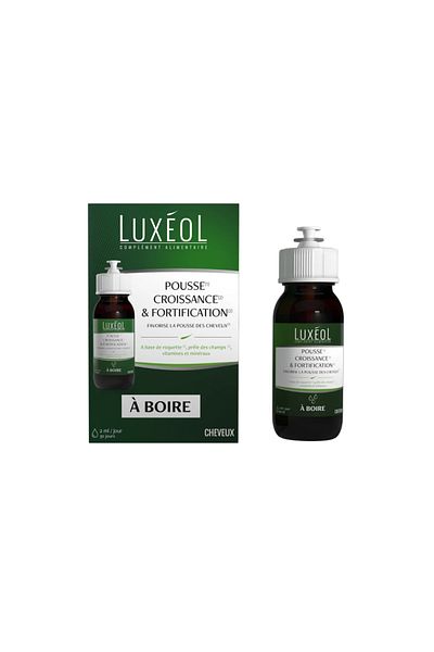 Luxeol Hair Food Supplement with Zinc and Vitamin B6 for Growth and Regeneration, 60 ml