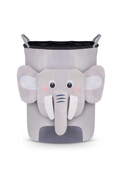 shumee Nukido toy basket - Gray elephant