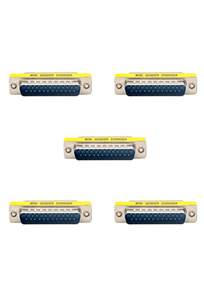 KEEPRO مجموعة من 5 محولات LPT متوازية ذات 25 دبوسًا من الذكر إلى الذكر