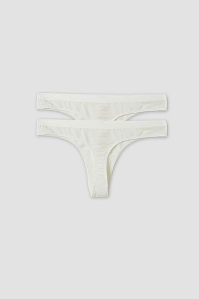 Woody 2-Piece Women's Panties-Nda - 105-Ecru