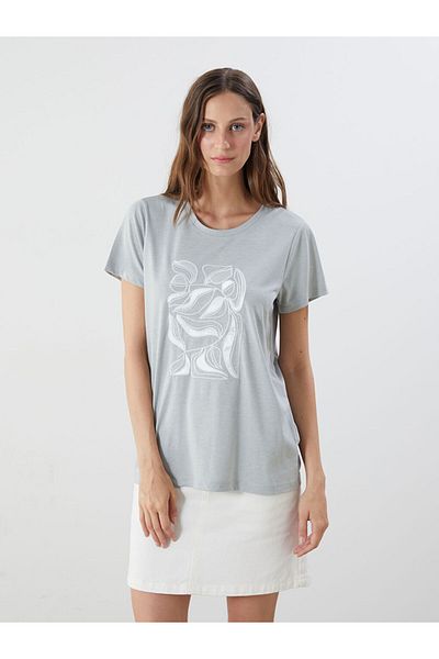 LC Waikiki New Season Crew Neck Printed Women's T-Shirt - S5K139Z8